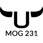 Union Pelli bull horns logo with product code MOG 231